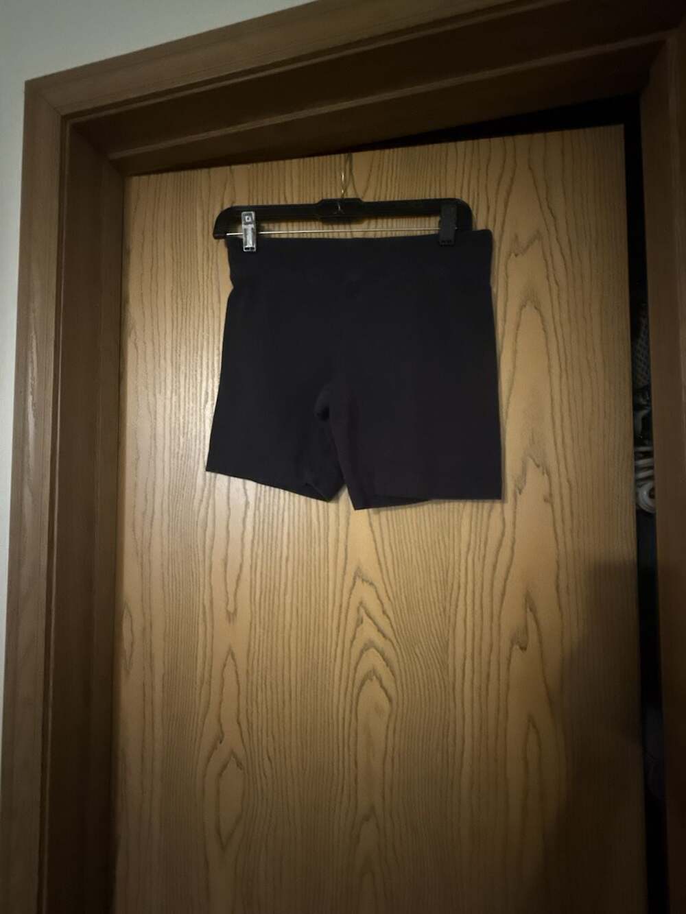 Danskin Now Black Cotton Spandex Bike Shorts Size S (4-6)